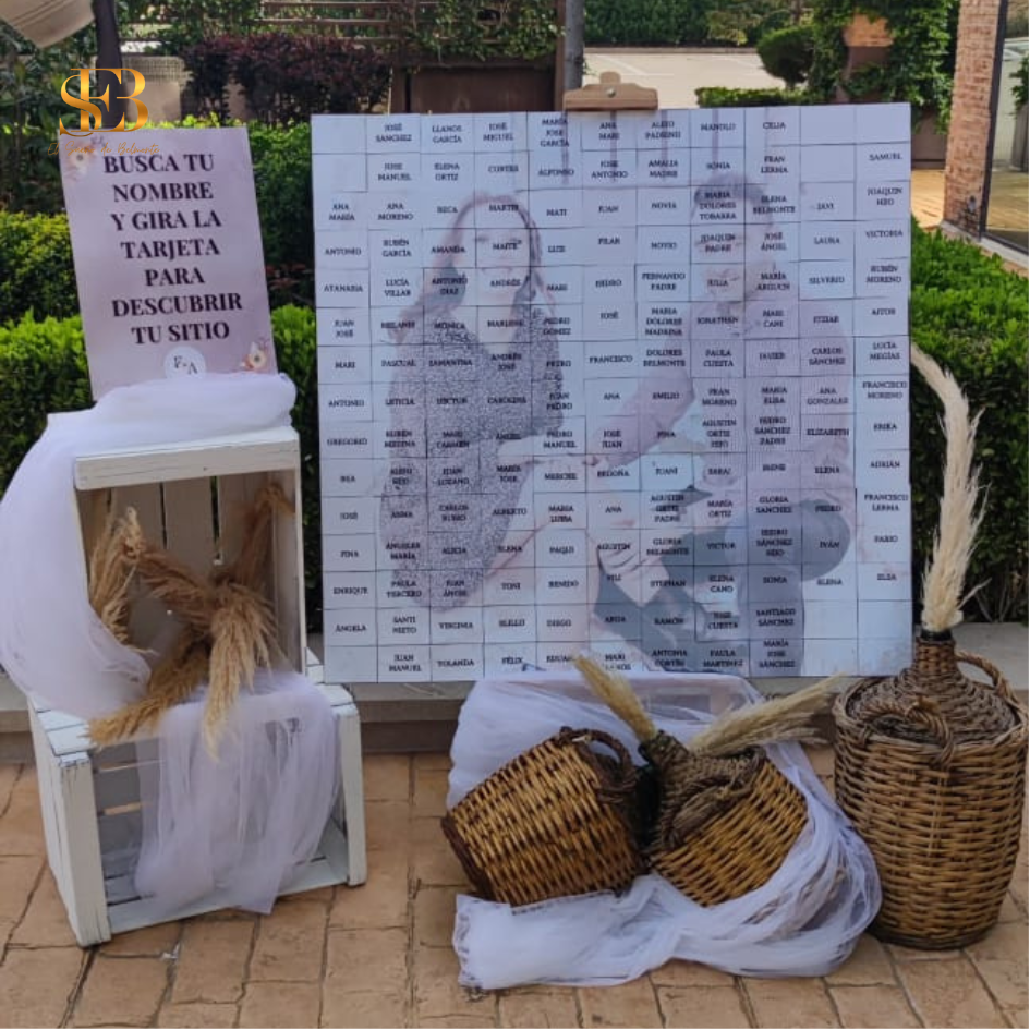 Seating Plan con Foto Sorpresa
