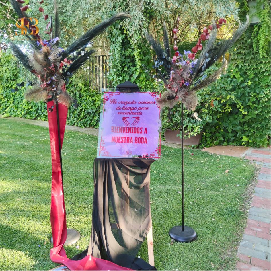 Decoración de Boda gótica