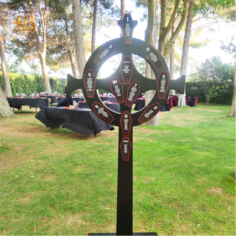 Decoración de Boda gótica