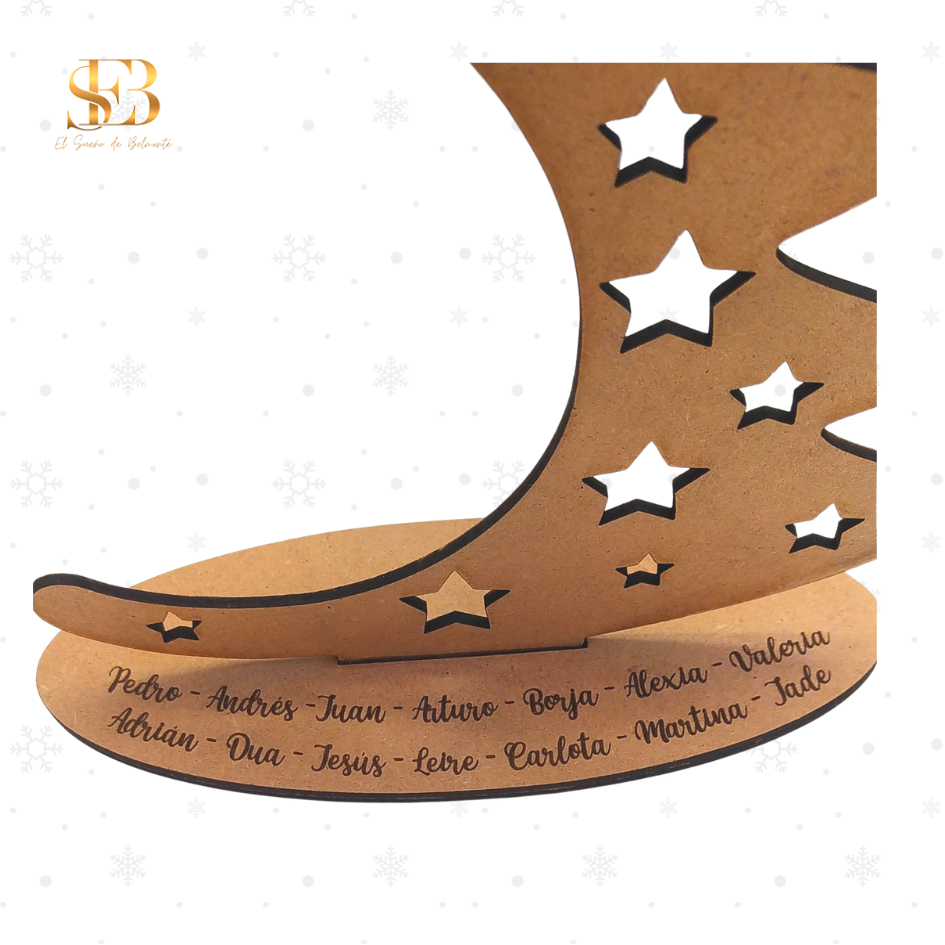 Abeto Navideño Personalizado para Profesores con Foto de Alumnos 🍎 Modelo Estrella