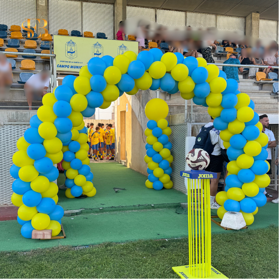 Arco de globos de 2,20 metros para decoración de eventos - El Sueño de Belmonte