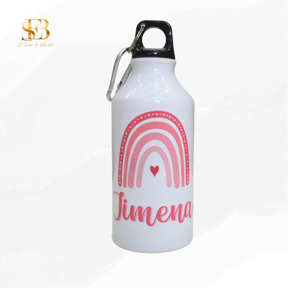 Botella personalizada Dream de aluminio para invitados de boda - El Sueño de Belmonte