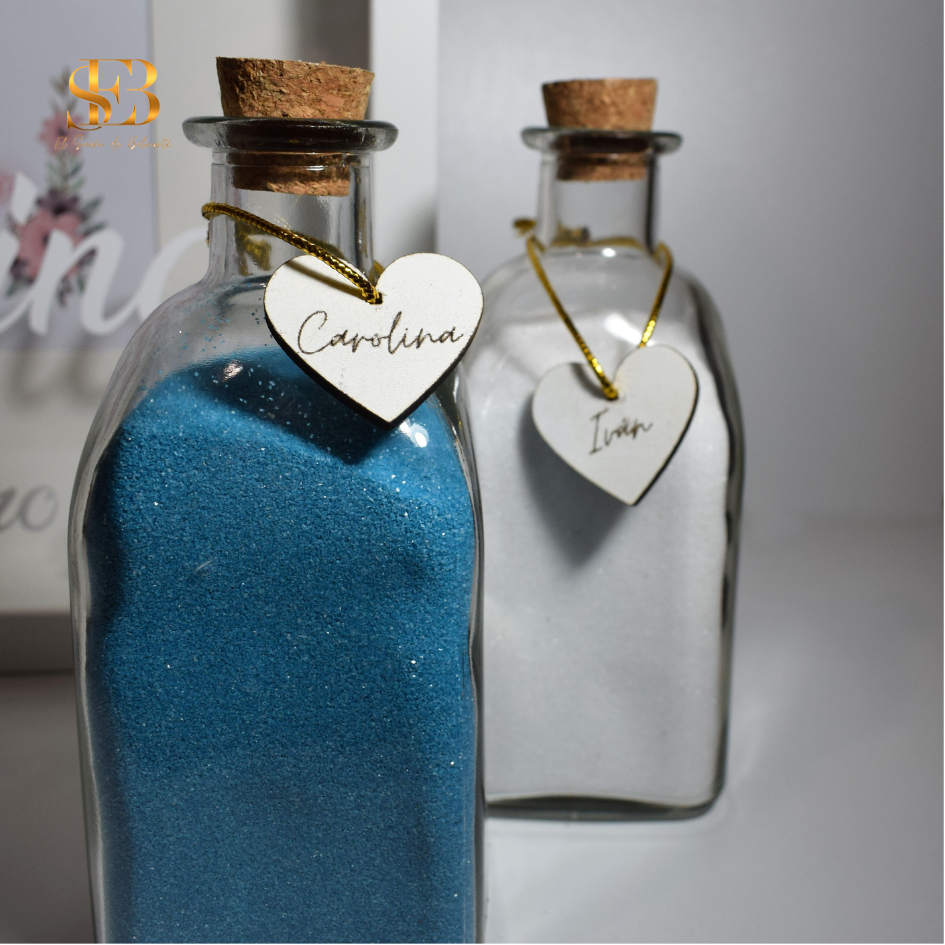 Kit de Ritual de Arena personalizado para bodas - El Sueño de Belmonte
