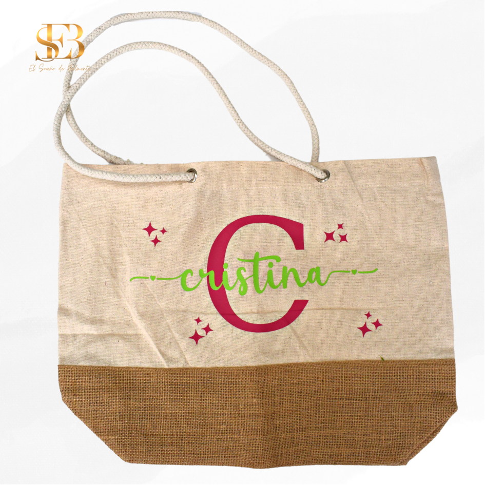 Bolso Ametsa personalizado con nombre para regalo - El Sueño de Belmonte
