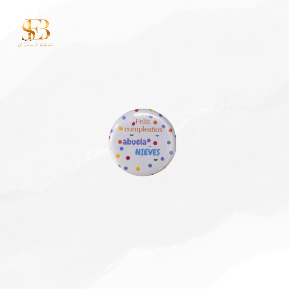 Chapas personalizadas para bodas y eventos, vista 4 - El Sueño de Belmonte