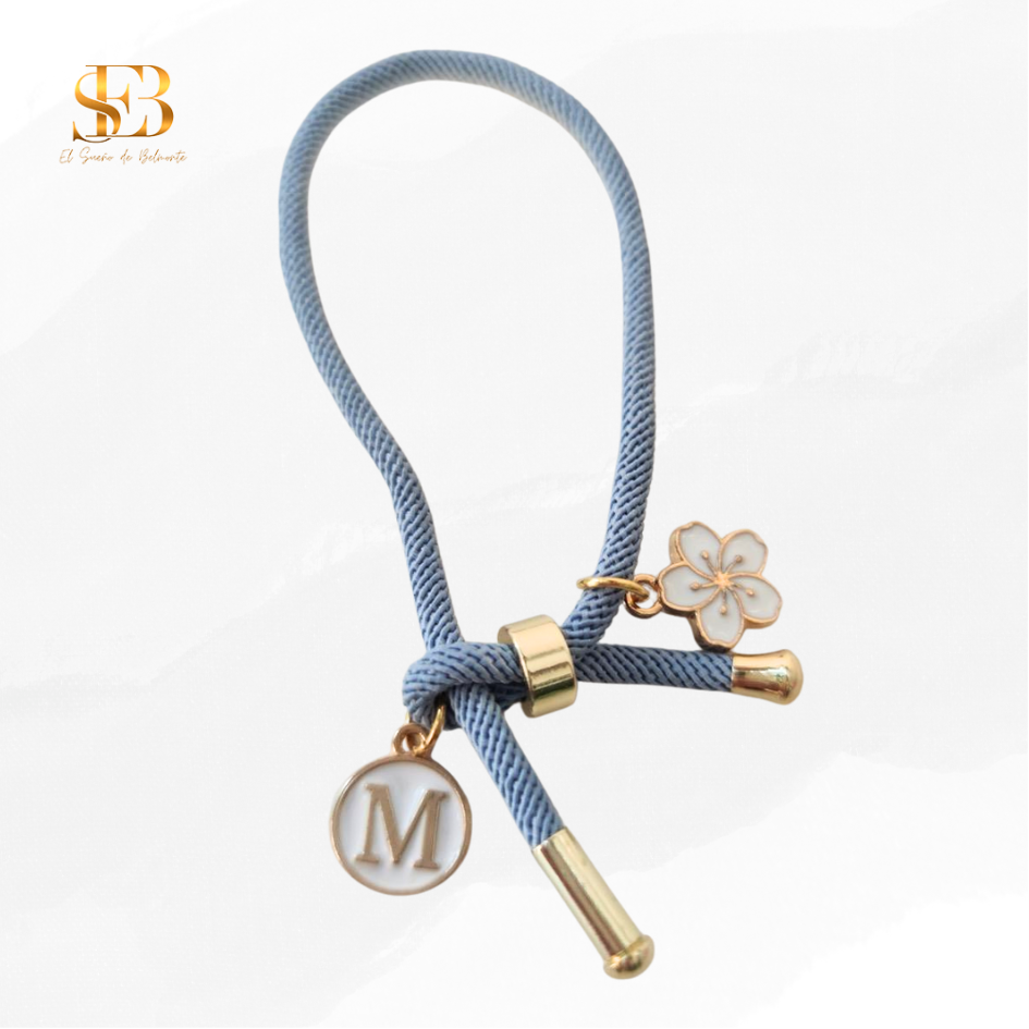Pulsera personalizada con charms para invitados de boda - El Sueño de Belmonte