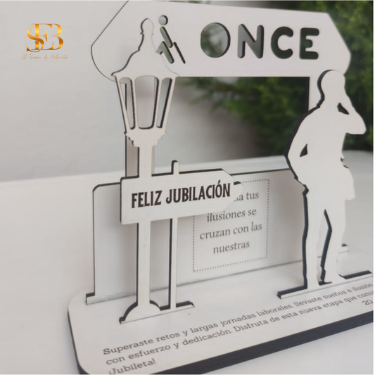Placa personalizada de profesión en madera - regalo de jubilación - El Sueño de Belmonte