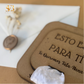 Carta secreta personalizada en madera – Regalo sorpresa para momentos especiales