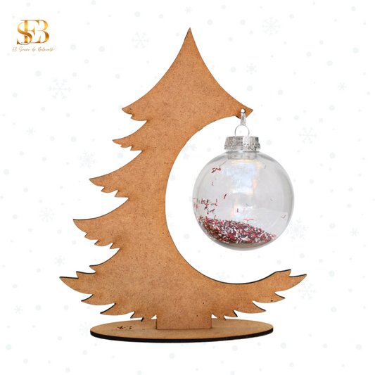 abeto navideño personalizado. Árbol navideño personalizado de madera.