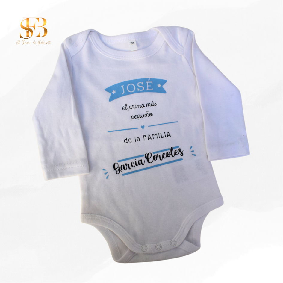 Body personalizado para bebé, regalo de nacimiento, vista 5 - El Sueño de Belmonte