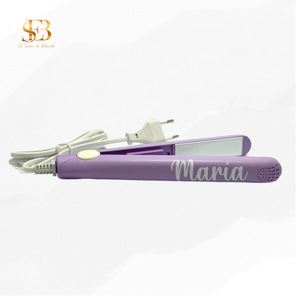 Mini plancha de pelo personalizada, regalo para damas de honor - El Sueño de Belmonte