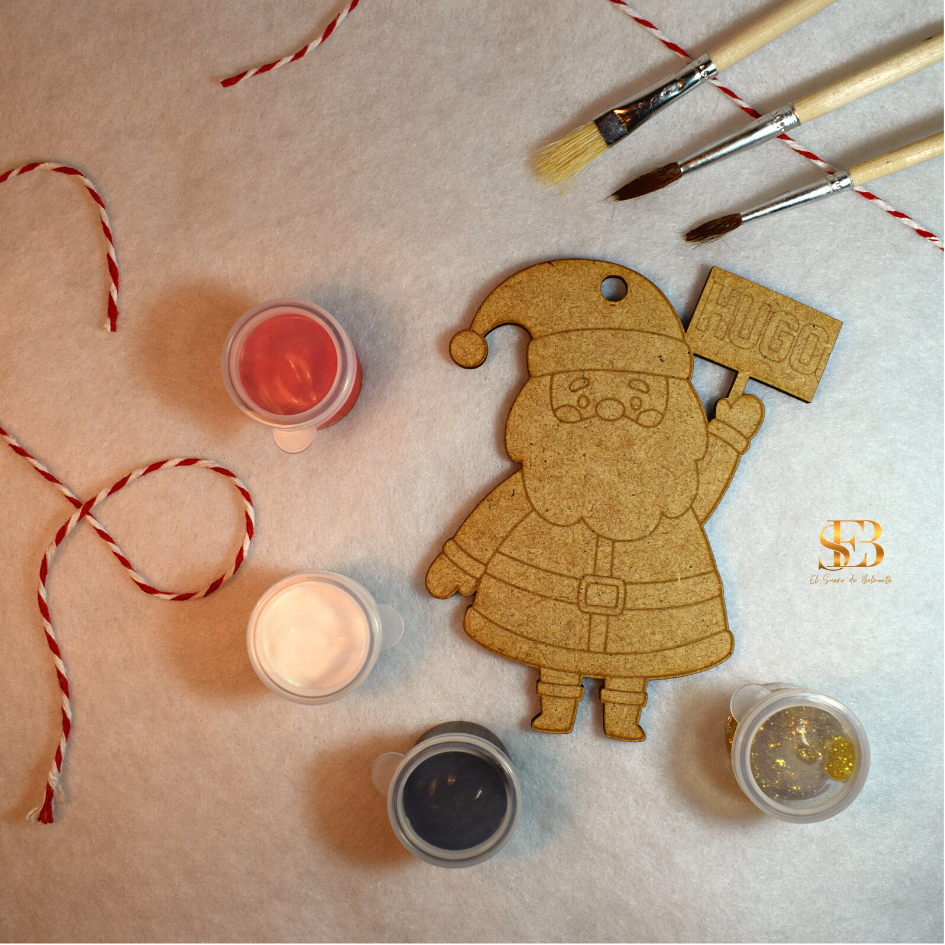 Pack Pinta Navidad completo con pinturas y pinceles para decorar - El Sueño de Belmonte
