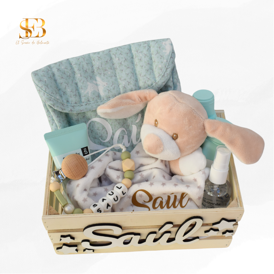 Pack Encanto personalizado, regalo para recién nacidos - El Sueño de Belmonte