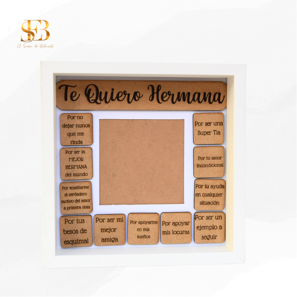 Portafotos Mezua personalizado con mini mensajes para aniversarios – El Sueño de Belmonte