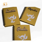 Libreta ecopersonalizada con tapas de cartón reciclado, regalo creativo - El Sueño de Belmonte