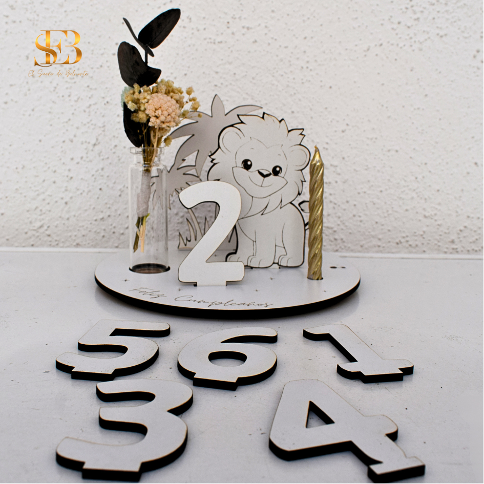 Vela para tarta personalizada, regalo para bodas y aniversarios - El Sueño de Belmonte