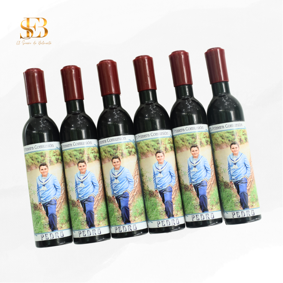 Sacacorchos imán personalizado con forma de botella de vino, detalle para bodas y eventos - El Sueño de Belmonte