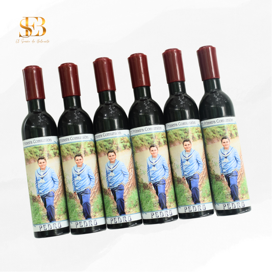 Sacacorchos imán personalizado con forma de botella de vino, detalle para bodas y eventos - El Sueño de Belmonte