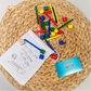 Juego Dokym personalizado con bolsa de tela y piezas de madera – El Sueño de Belmonte