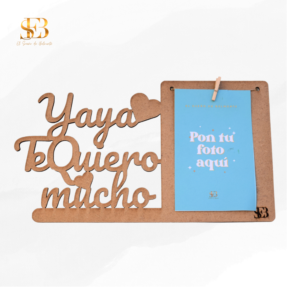 Portafotos Impian con soporte de marco para foto personalizada - El Sueño de Belmonte