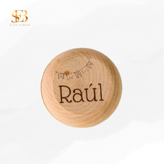 Yoyo Sanje personalizado en madera con grabado láser - El Sueño de Belmonte