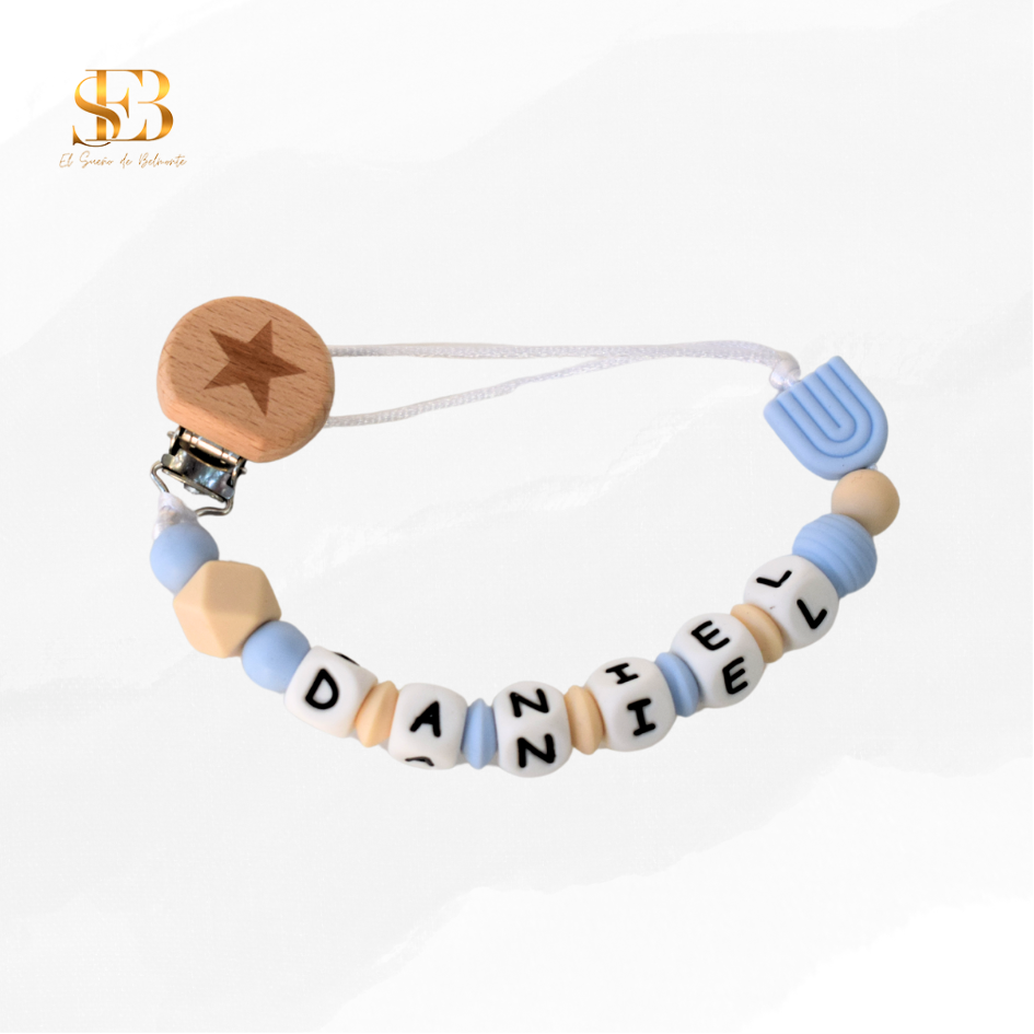 Variedad de colores del Chupetero de silicona personalizado - El Sueño de Belmonte