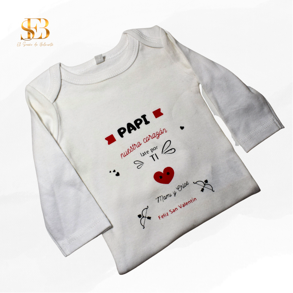 Body personalizado para bebé, regalo de nacimiento, vista 1 - El Sueño de Belmonte