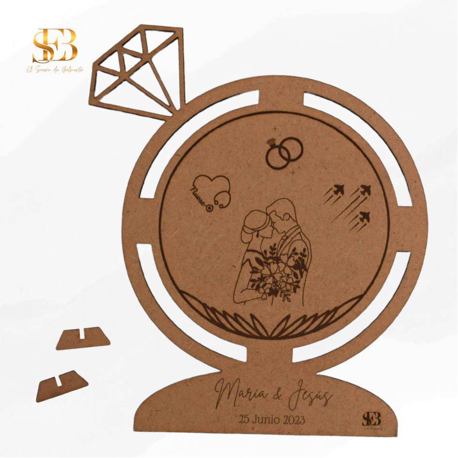 Portafotos personalizable&nbsp; "Sois los siguientes