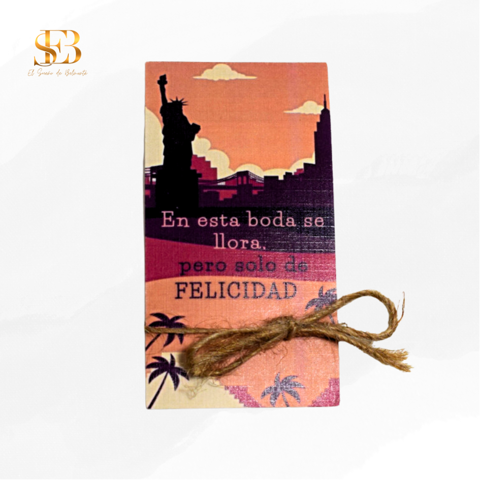 Lágrimas de Felicidad personalizadas para bodas – El Sueño de Belmonte