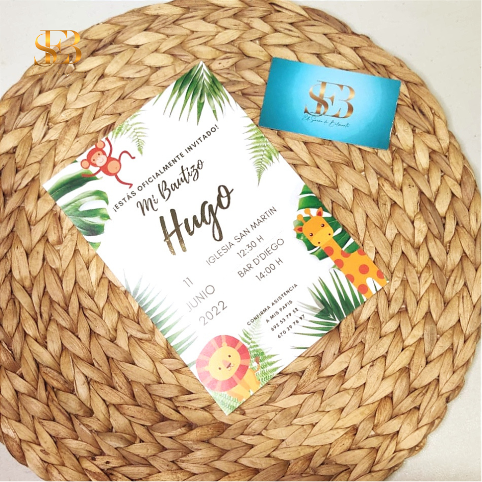 Invitación Aisling personalizada para bodas y bautizos – El Sueño de Belmonte