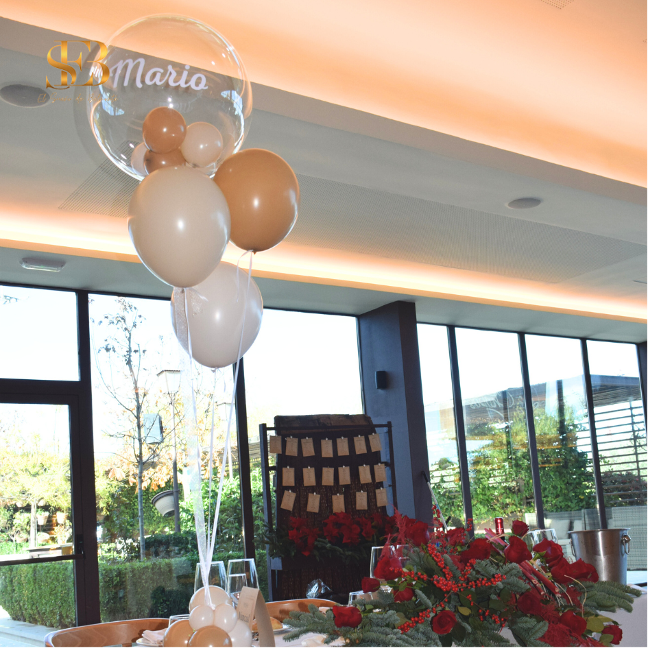 Ramo de Globos Burbuja Personalizado para cumpleaños y celebraciones – El Sueño de Belmonte