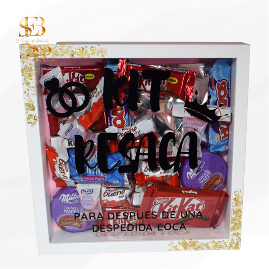 Cuadro personalizado Sweet Dreams relleno de dulces - El Sueño de Belmonte