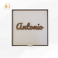 Caja de madera personalizada con nombre grabado - El Sueño de Belmonte