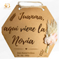 Cartel de madera personalizado para bodas y eventos - El Sueño de Belmonte