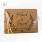 Libro de firmas personalizado WoodMemories para bodas y bautizos - El Sueño de Belmonte