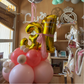 Detalle del mini bouquet de globos de cumpleaños personalizado – El Sueño de Belmonte