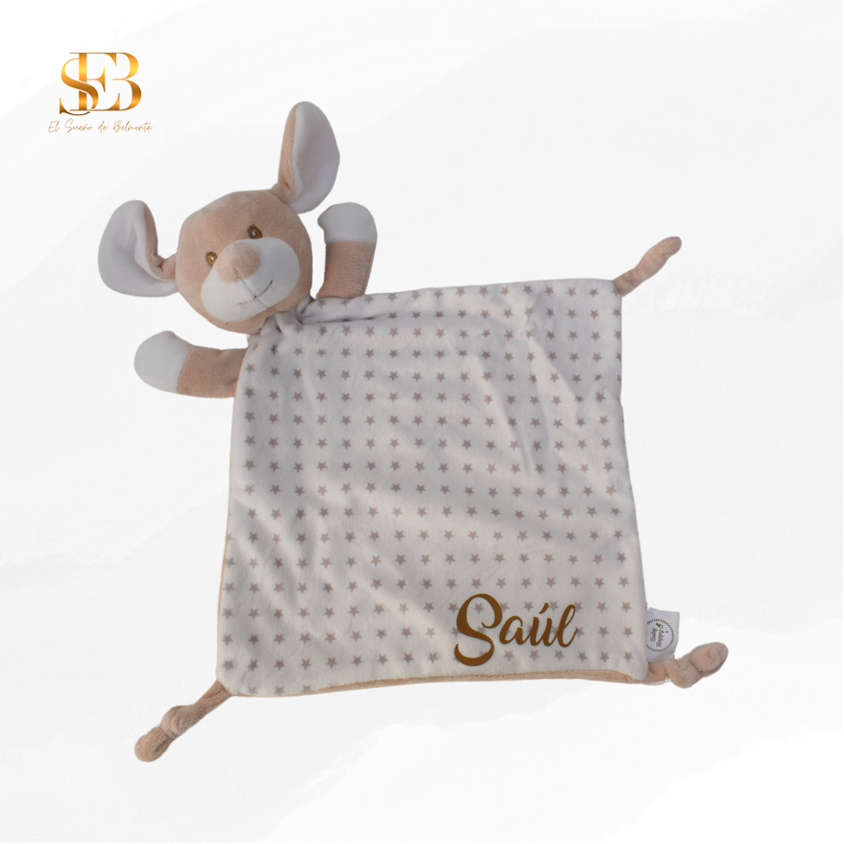 Doudou personalizado con el nombre del bebé – El Sueño de Belmonte